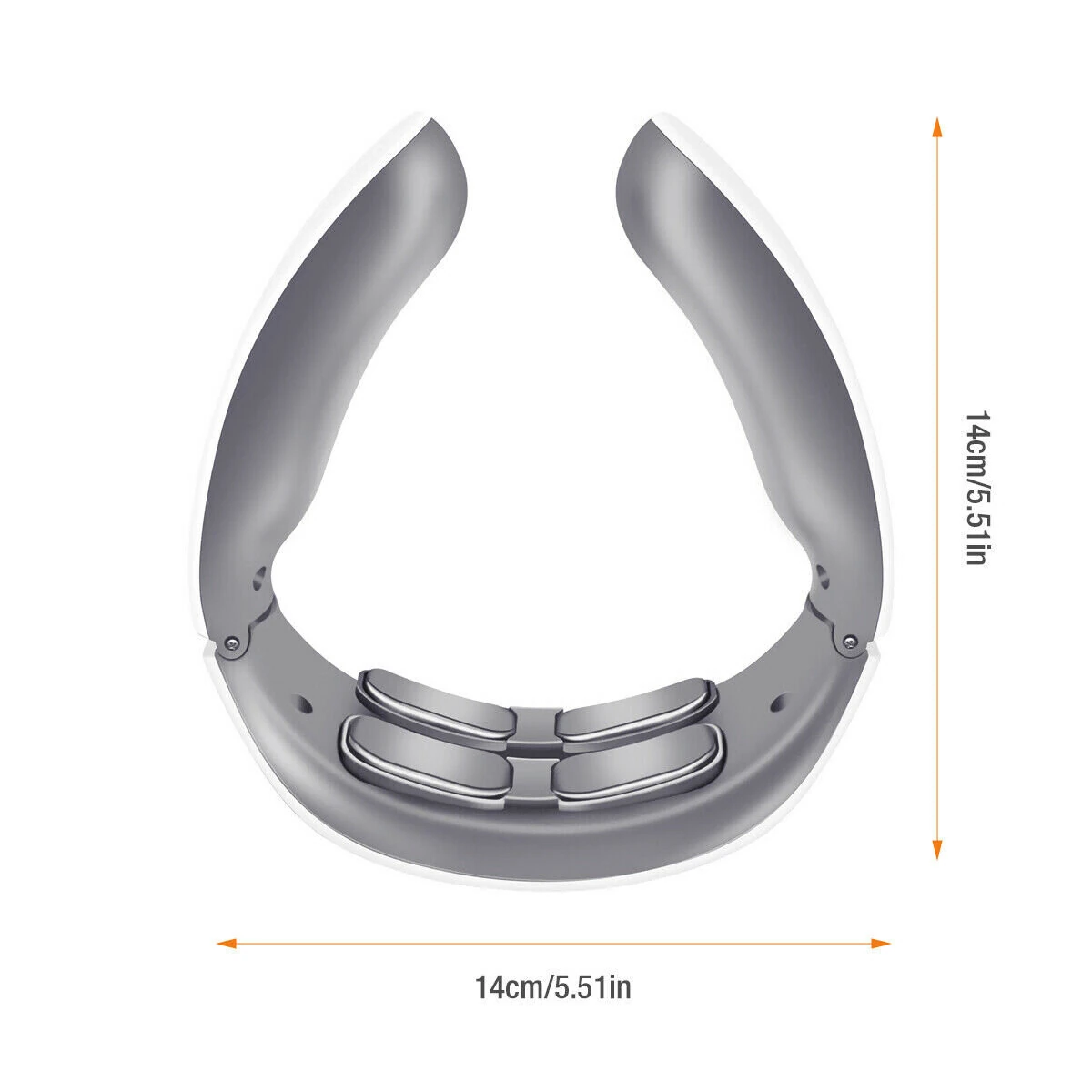 (image for) CHIGO 4-Head Neck Massager TENS Muscle Neck Massager Wireless Electric Neck Massager Device 6 Massage Modes 9 Strength Levels